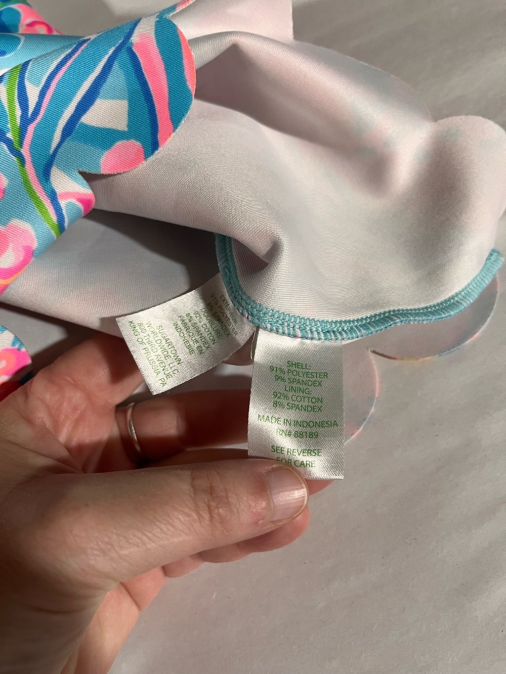 Lilly Pulitzer Girls Sophelia Pink Blue Floral Halter Dress 8 - Picture 7 of 11